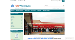 Desktop Screenshot of petswarehouse.com