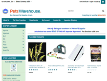 Tablet Screenshot of petswarehouse.com